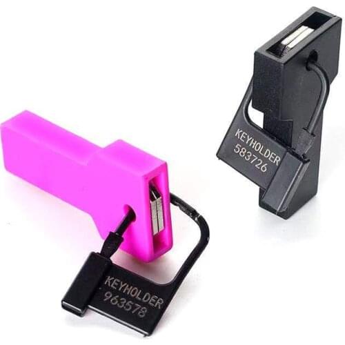 Holy Trainer Chastity game, Key Safe Lock Tube Holder Cage Padlock Timer Key Holder Kink nub for Cobra Chastity