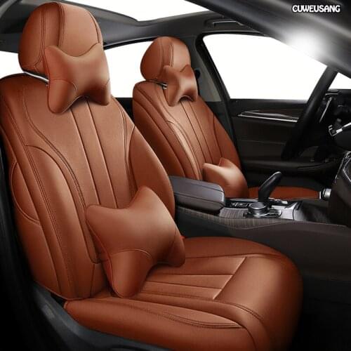 CUWEUSANG Custom Leather car seat cover For LEXUS ES ES250 ES350 ES300h ES240 ES200 ES260 CT CT200h Automobiles Seat Covers cars