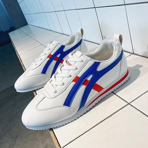 Spring/Autumn Men Sneakers New PU Breathable Skateboard Shoes Outdoor Male Walking Shoes Men Sapatilhas Homem Shoes Size 39-46