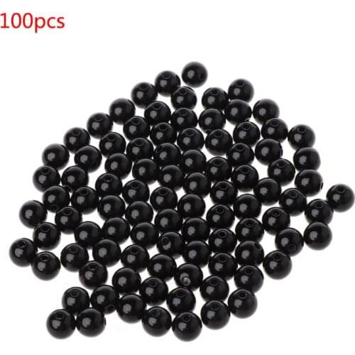100pcs 3-12mm Black Safety Doll Eyes Sewing Beads For DIY Bear Stuffed Toys Scrapbooking Crafts