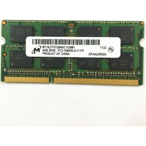 Micron DDR3 RAMS 4GB PC3-10600S ddr3 1333mhz 4GB 8GB memoria del ordenador portátil RAM