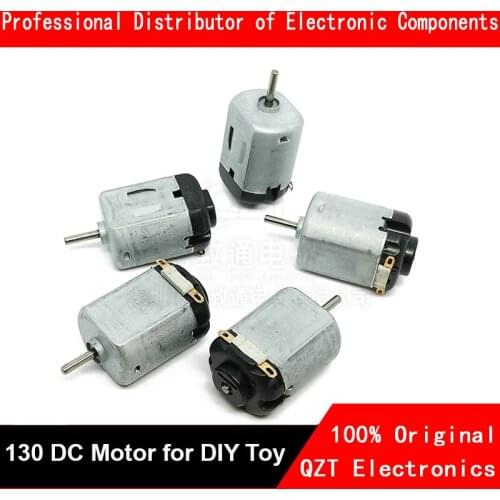 10Pcs 130 Micro DC Motor 3V-6V 8000RPM Miniature Electric motor four-wheel motor small DIY Toys Hobbies Smart Car