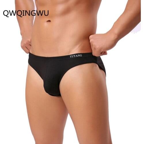 Men Underwear 1 Pcs/lot Sexy Men Briefs Cotton Mens Slip Cueca Male Panties Underpants Briefs Gay Breathable Soft Briefs Cuecas