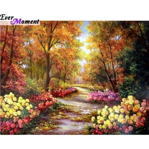 5D DIY Diamond Painting Scenery Diy Painting Set Cross Stitch Full Diamond Embroidery Home Needlework Scenic Forest ASF187