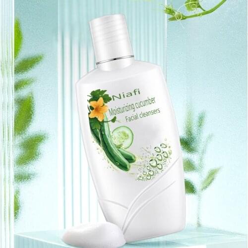 Niafi Facial cleansers Sensitive muscle cucumber facial cleanser is safe and non irritating