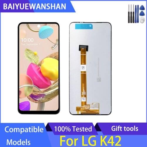 6.6" Original LCD For LG K42 LCD Display Touch Screen Digitizer Assembly With Frame Replacement Parts