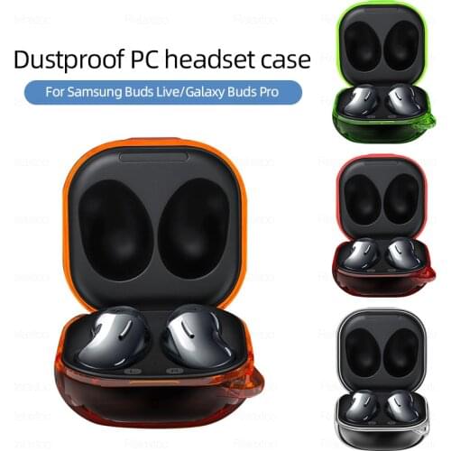 Transparent Protective Case For Samsung Galaxy Buds Live/Pro Safety Cover on samsun glaxy earbuds Hard PC For galaxybuds budspro