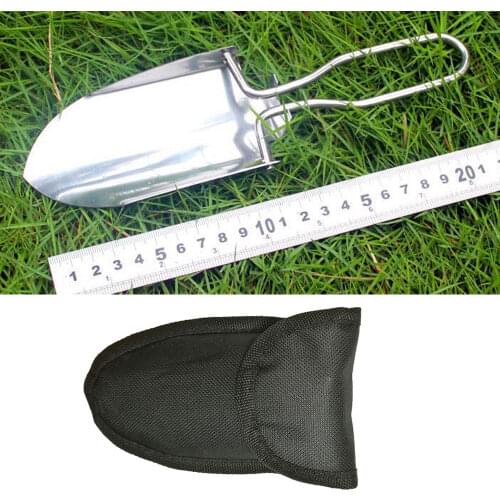 Mini Outdoor Camping Trowel Outdoor Tool Gardening Spade Portable Hand Shovel Garden Tools Stainless Steel Folding Garden