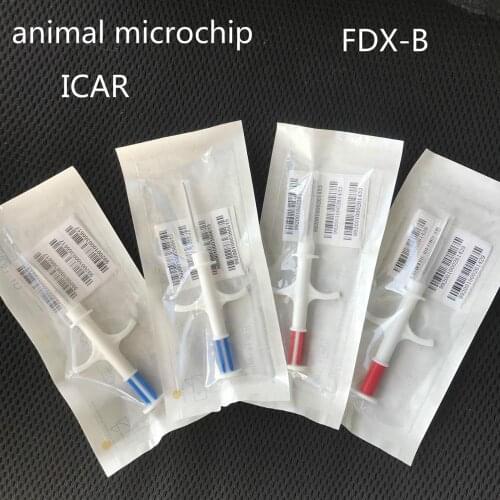 2.12*12 80pcs/lot FDX-B ISO11784/785 RFID Id Injector Pet Glass Tag Microchip Syringe for animals Pig Cow Cattle Horse Dog Fish