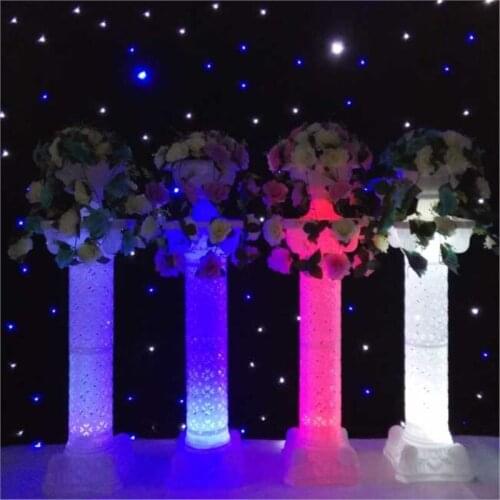 Big size road lead column wedding decoration Hollow out Plastic roman pillars 10pcs/lot wholesale Luxurious wedding decoration