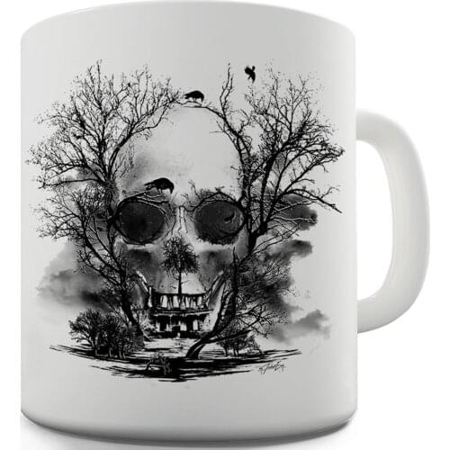 Scary Trees Skull 11 OZ Funny Mug