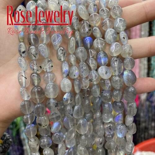 8-10mm Natural Stone Gray Larvikite Labradorite Round Loose Beads 15" Strand 4 6 8 10 12 14 MM Pick Size For Jewelry Making