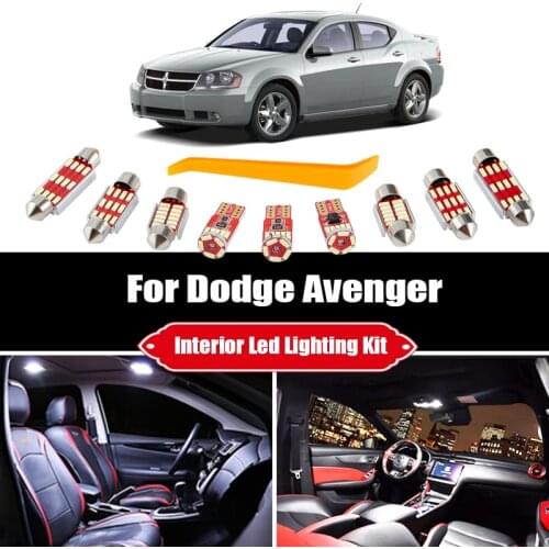 9Pcs For Alfa Romeo Brera (2006-2010) Canbus Vehicle LED Bulbs Interior Map Dome Reading Trunk Door Light Kit Car Lamp Accessori