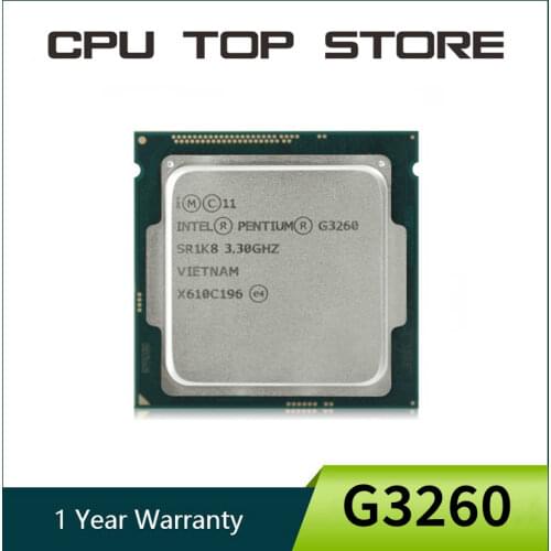 Intel Pentium G3260 Dual Core CPU Processor SR1K8 3.3GHz 3MB LGA1150 Tested
