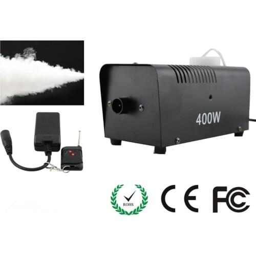 High quality mini 400W 10m Wireless remote control smoke machine fog machine machine for wedding party stage Lampblack machine