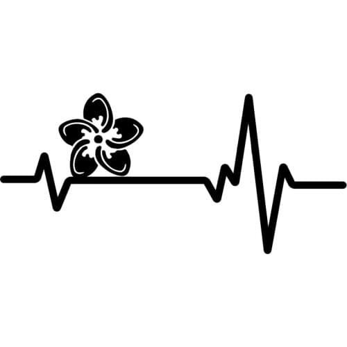 Fashionable Car Stickers, Love of Peach Blossom, Novel PVC Window Stickers, Flowers and Car Decorative Patterns, 19cm* 9cm