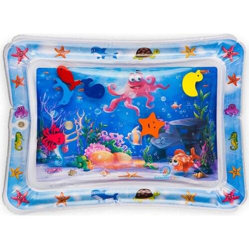 Cartoon Kids Water Play Mat Inflatable Thicken PVC Infant Gym Playmat Toys