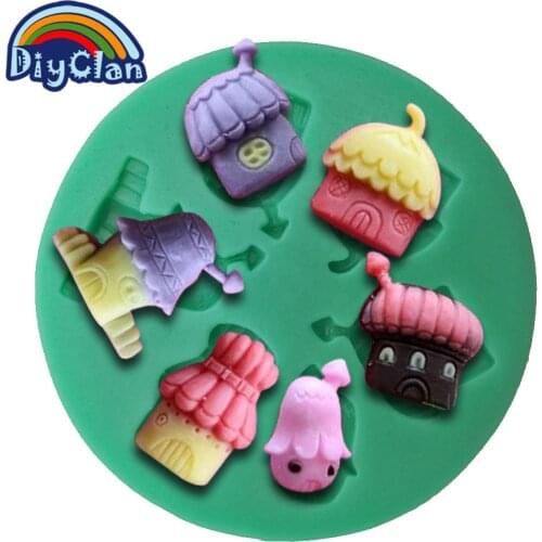 New arrival house silicone fondant cake molds chocolate mold soap mould cake tools for the kitchen baking F0179FZ35