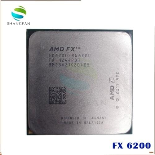AMD FX-Series FX-6200 FX 6200 FX6200 3.8 GHz Six-Core CPU Processor FD6200FRW6KGU Socket AM3