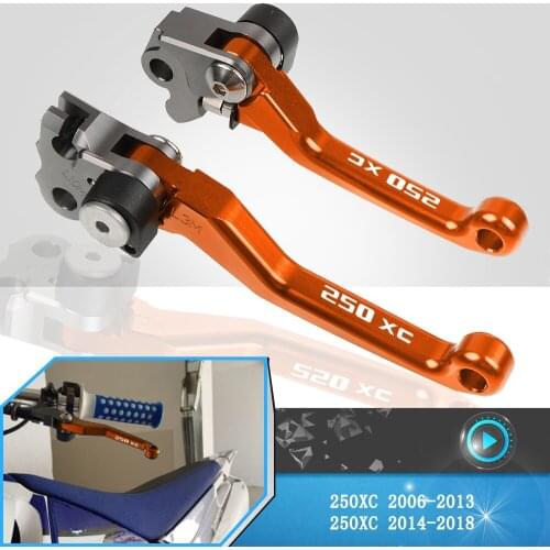 Motocross Clutch Brake Handle Levers Motorcycle Accessories For 250XC 250 XC 2006-2010 2011 2012 2013 2014 2015 2016 2017 2018