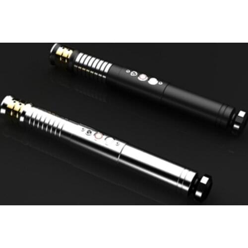 Silver Black Lightsaber Sword New pixel Saber With New Blade Lightsaber Replica Metal Handle Hard Blade For Heavy Dueling
