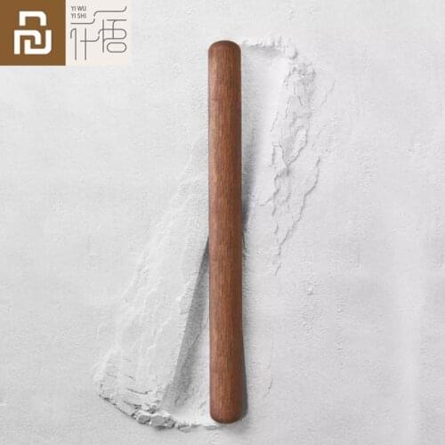 Youpin Natural Log Rolling Pin Fine Sanding Without Added Chemical Coating Non-Stick Cooking Tools 32*400mm