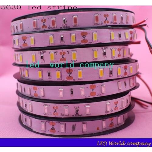 5m 5630 5730 SMD 300led LED Strip Light DC 12V White/Natural White/ Warm white/Pink/ Red/Green/Blue /Ice blue 5630 led strip