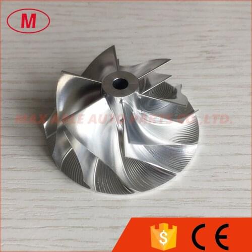 TD04H 15G 49189-40300 43.38/55.69mm 6+6 blades Turbo Billet/aluminun 2618/milling compressor wheel for 49189-00501 1401-404-415
