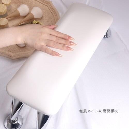 TSZS High Quality Black Genuine Leather Hand Pillow Rest Manicure Table Hand Cushion Pillow Holder Arm Rests Nail Art Tool