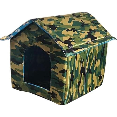 L/M/S Sizes Outdoor Pet House Waterproof Thickened Cat Nest Tent Puppy Pet House Cat Nest Foldable Dogs Bed Pet Carriers