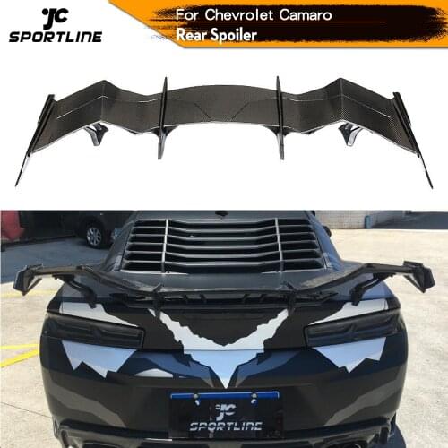 For Chevrolet Camaro Coupe 2016 2017 2018 Carbon Fiber Rear Trunk Spoiler Vulture Iris Sytle Customized Boot Lip Wing