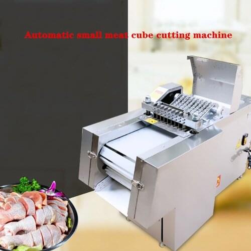 Factory supplier frozen chicken bone cutting machine automatic small meat cube cutting machine price for sale
