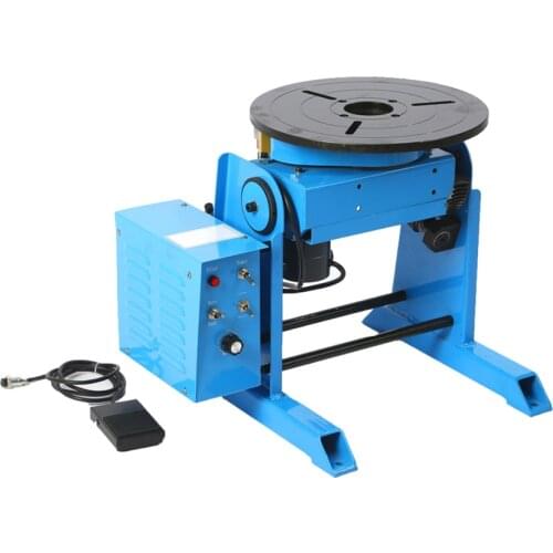 30KG Girth Welding Positioner Mini Manual Welding Turntable Rotating Welding Equipment For Pipe Or Circle Workpiece 110V/220V