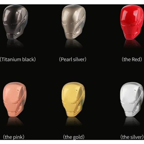 4 Pack Iron Man Valve Stem Caps Universal Car Tire Valve Caps Car Valve Stem Covers