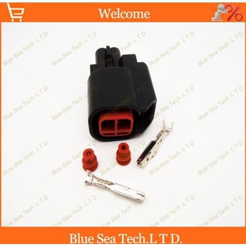 5 sets 2Pin 1.5mm Auto oil nozzle plug,Car waterproof Electrical connector,Fuel spray nozzle plug for Chevrolet etc