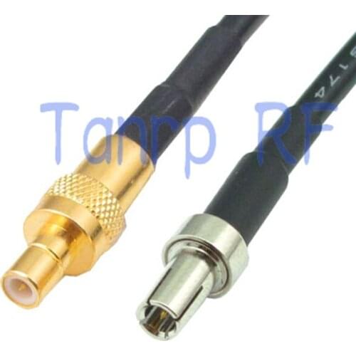 6in TS9 male plug to SMB male plug RF connector adapter 15CM Pigtail coaxial jumper RG174 extension cord cable