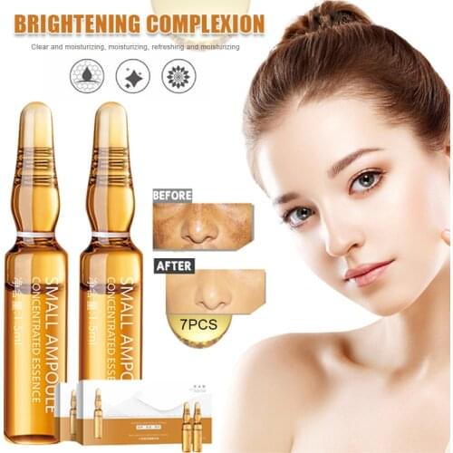 7pcs/set Hyaluronic acid Whitening Spotless Ampoule essence Brightening Skin Face Serum Moisturizing Lifting firming Skin care