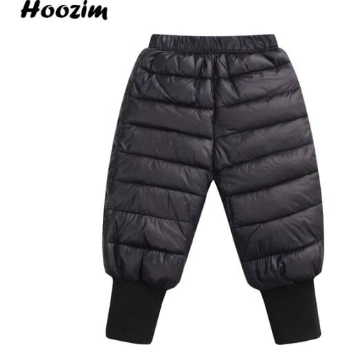Winter Pink Minimalist Solid Pants For Girls 18M To 4 Years Black Pencil Lege With Elastic Trousers Kids Mid Waist Pants Boys