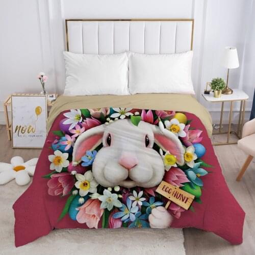 Cartoon Childrens Duvet cover Quilt/Blanket/Comfortable Case Bedding for kids baby girls 140x200 Single for Home pink