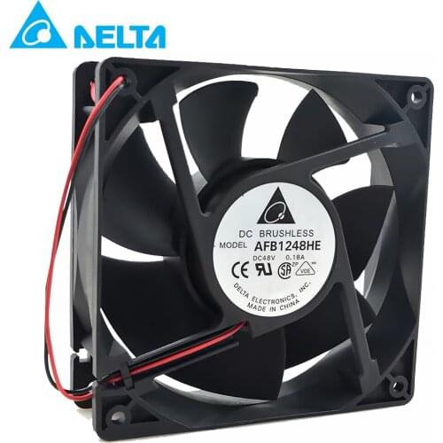 For Delta AFB1248HE-R00 12038 12CM 48v 0.18a 12cm 2 line industrial computer inverter cooling fan