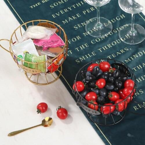 Coffee Storage Basket Practical Sturdy Iron Coffee Pod Holder Capsule Organizer for Home