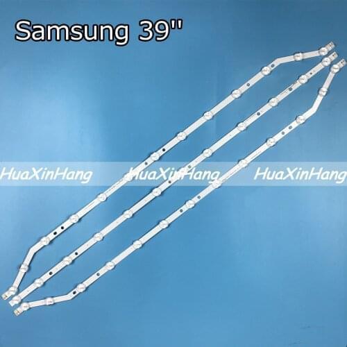 3pcs LED strip for Samsung 39'' D3GE-390SMA-R2 D3GE-390SMB-R2 HG39AB460H UA39EH5003MXSQ UA39EH5003MXRD HG39EC470HWXXU HG39NA577C