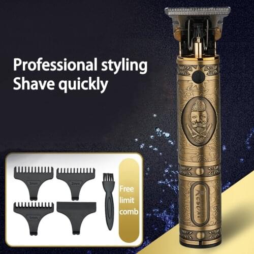 Professional Oil Head Hair Clippers Buddha Head Electric Trimmer Hair Cutting Machine Barbershop Hairdresser Mens Grooming Kits