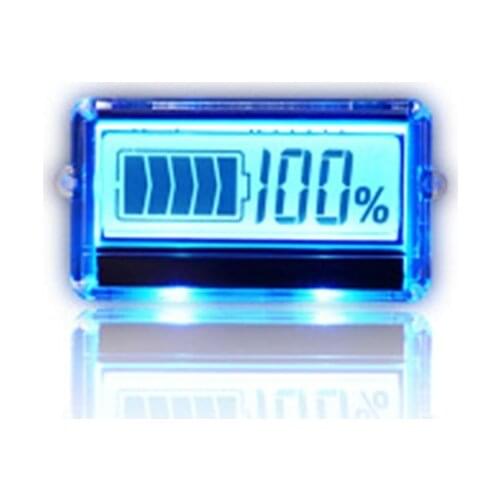 2019 Lithium battery indicator module meter voltmeter direct sales LCD display Percentage of remaining Reverse protection