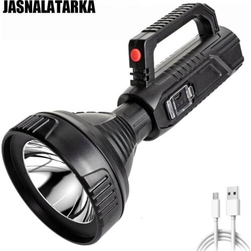 Powerful Flashlight USB Rechargeable Torch Lantern High Power LED Flashlights Waterproof Searchlight Camping Hiking High Light