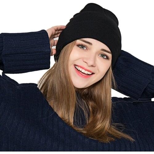 2021 Solid Color Knitted Beanies Hat Winter Warm Ski Hats Men Women Multicolor Skullies Caps Soft Elastic Cap Sports Bonnet Gorr