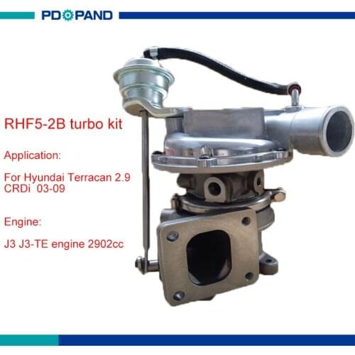 RHF5 KHF5-2B motor turbo charger kit 28201-4X700 compressor for HYUNDAI Terracan 28201-4X701 28201-4X400 28200-4X400 28201-4X710