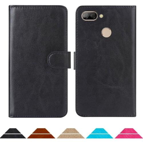 Luxury Wallet Case For DEXP Z455 PU Leather Retro Flip Cover Magnetic Fashion Cases Strap