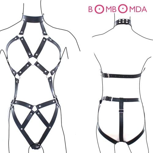 SM Sexy Lingerie Bondage Underwear Black Bondage Breast G-String Panties Erotic Slave Tame Games For Couples Flirting Sex Toys