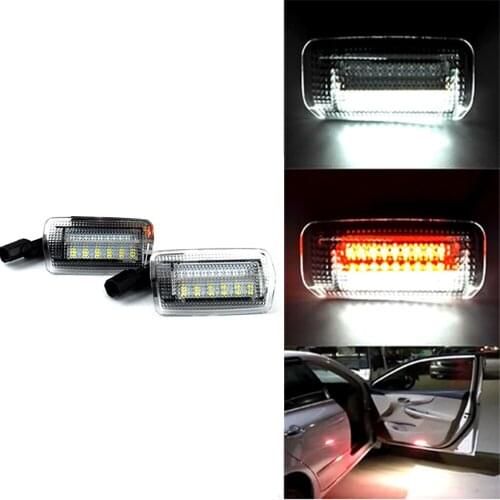 2Pcs For Toyota Land Cruiser 200 Series 150 Series Prado MK4 J150 2007 For Lexus ES240 IS250 LED Courtesy Door Light Bulb